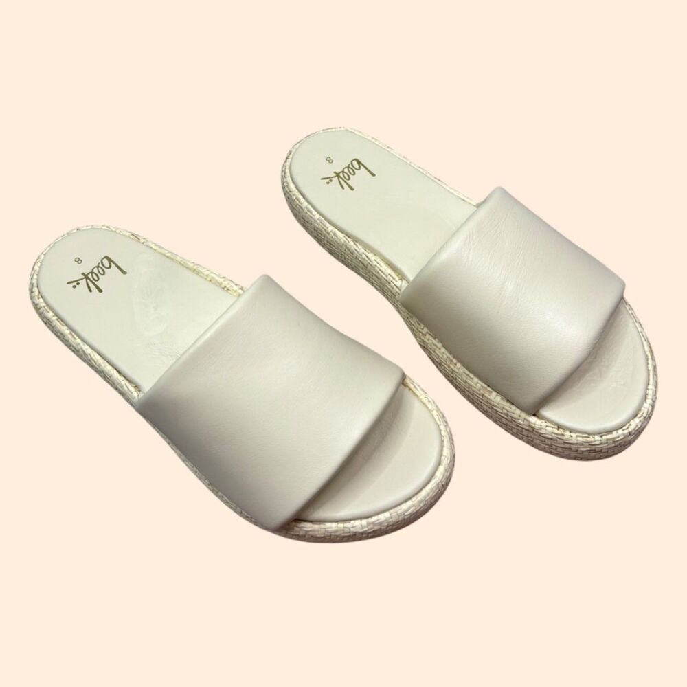 beek Trumpeter Platform Sandal Raffia